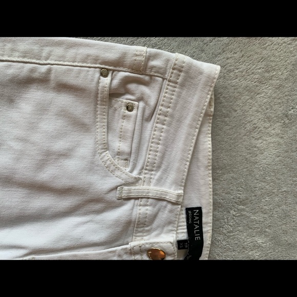 White ankle length skinny jeans - Picture 8 of 8